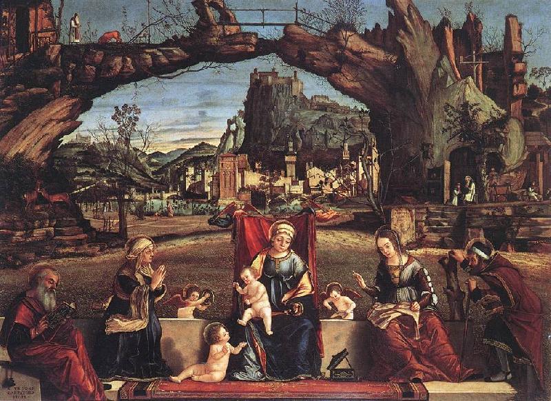 CARPACCIO, Vittore Holy Conversation fg oil painting picture